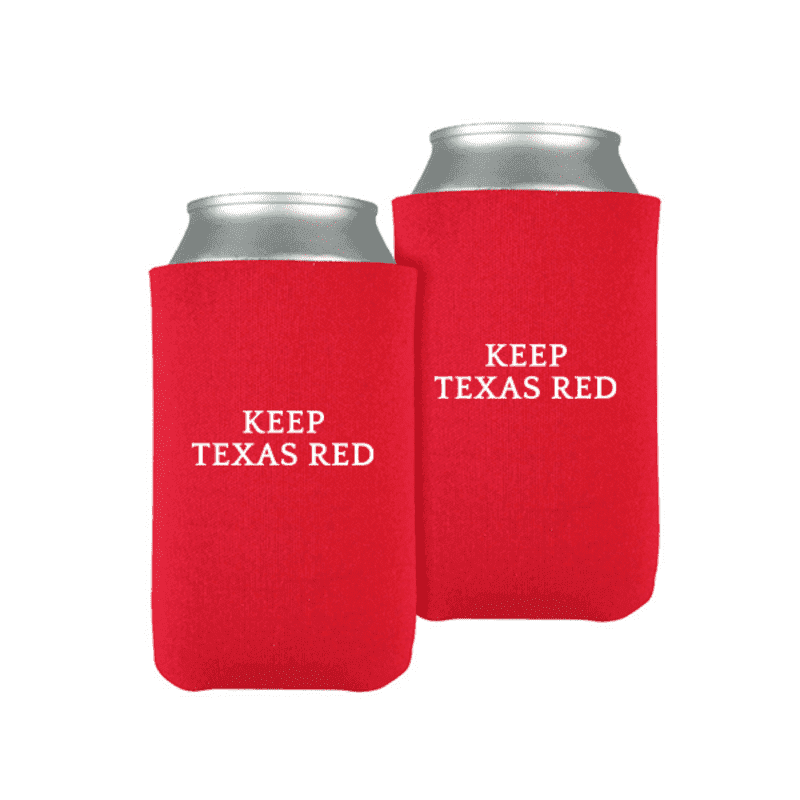 Keep Texas Red Beverage Cooler (Set of 2)