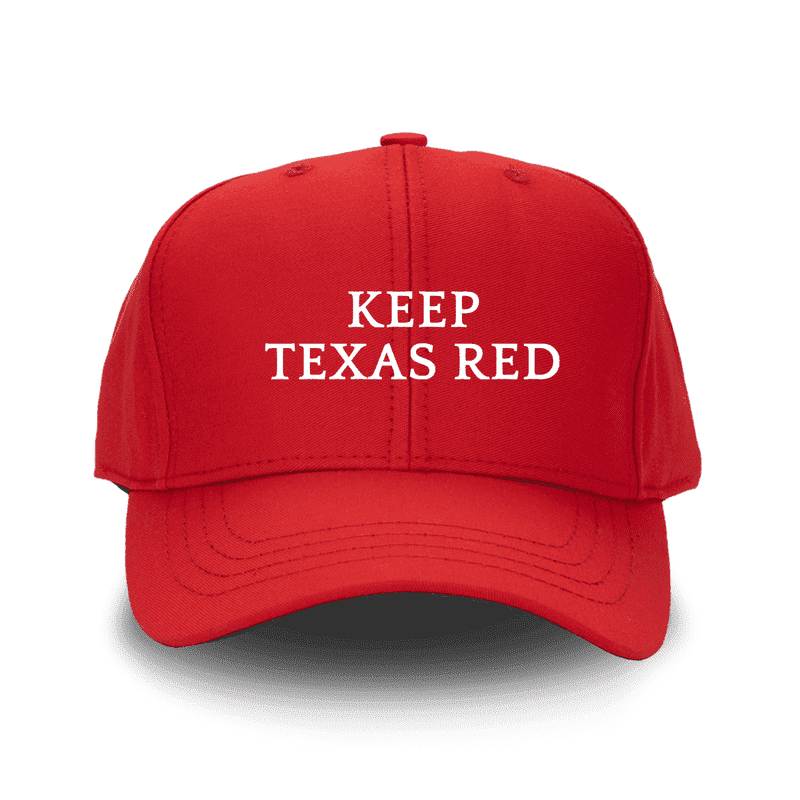 Keep Texas Red Structured Adjustable Hat
