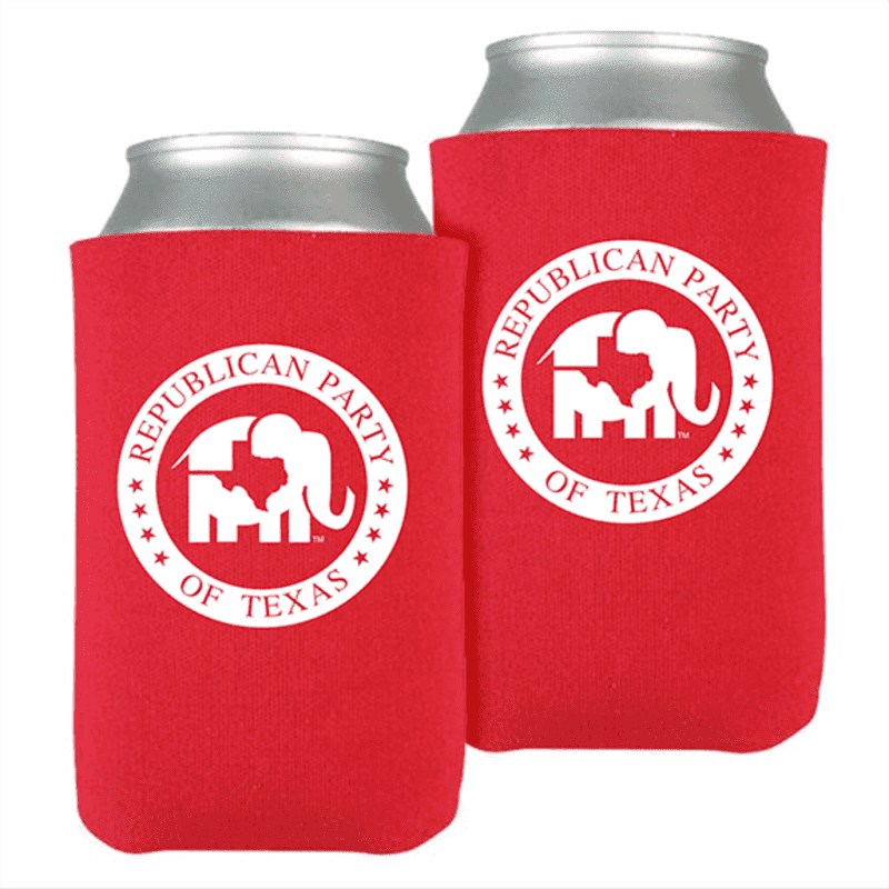 Republican Party of Texas Red Beverage Cooler (Set of 2)