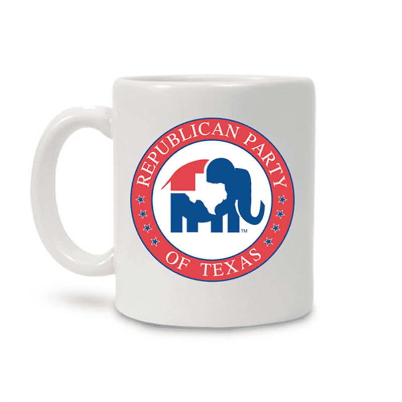 Republican Party of Texas White Coffee Mug