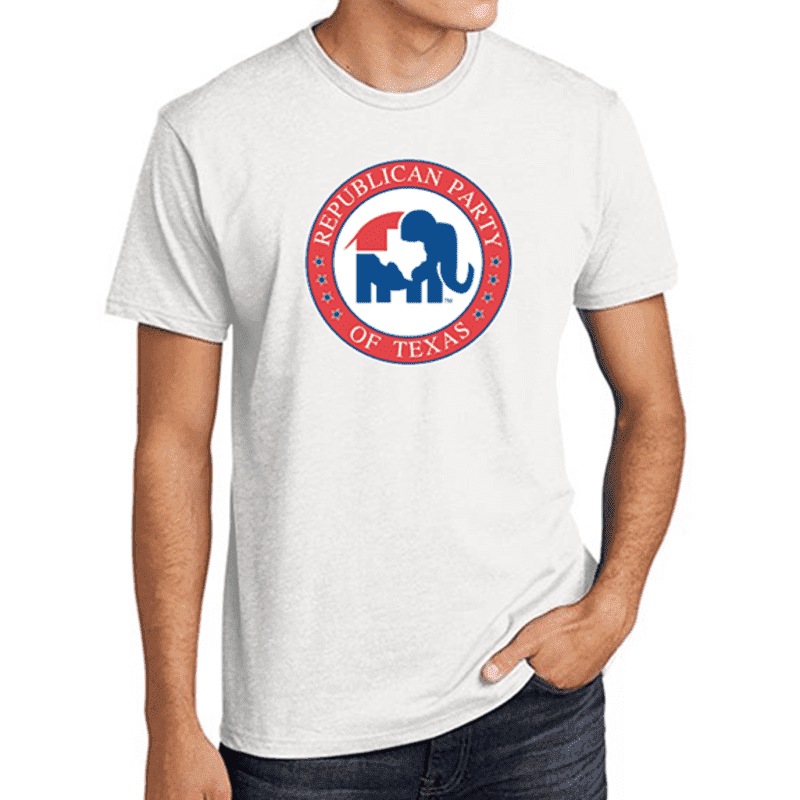 Republican Party of Texas White Fine Jersey T-Shirt